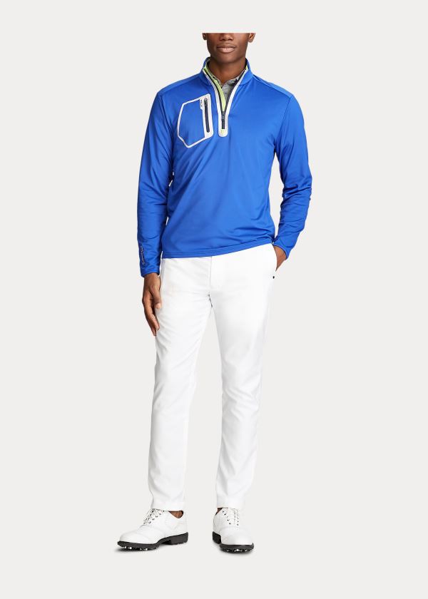 Ralph Lauren Performance Stretch Pullover Královská Modrá Blankyt | WLzjR4ij