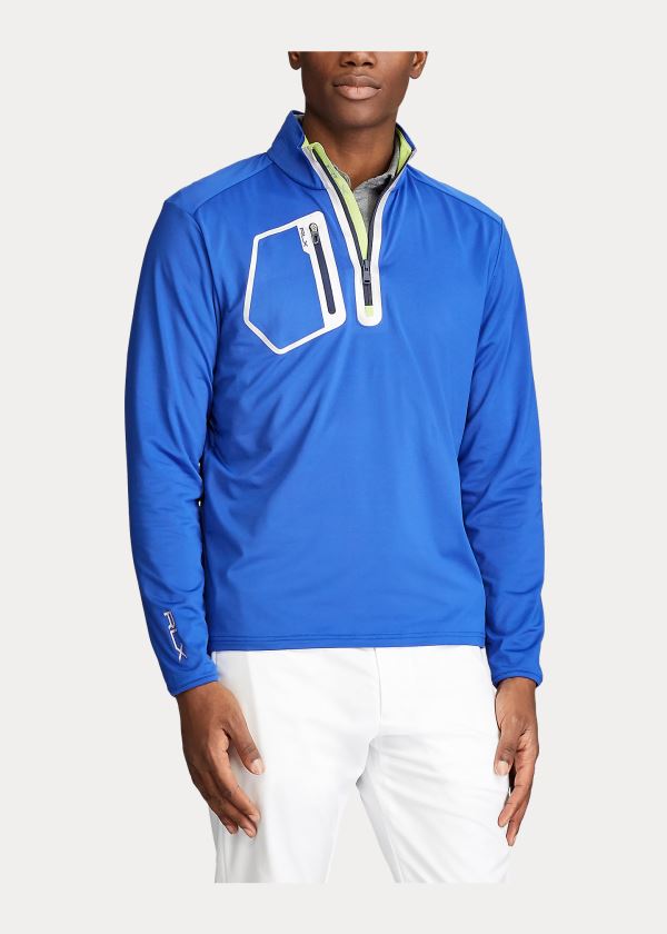 Ralph Lauren Performance Stretch Pullover Královská Modrá Blankyt | WLzjR4ij