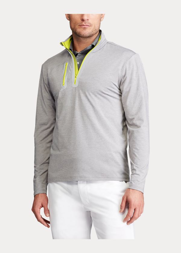 Ralph Lauren Performance Stretch Pullover Světle Šedé | sh1DPLgb