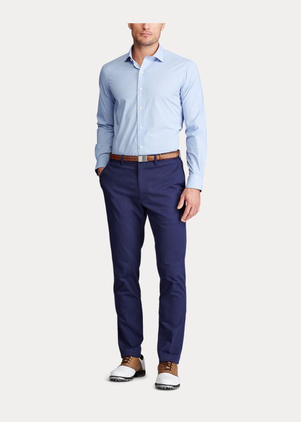 Ralph Lauren Performance Stretch Shirt Blankyt Bílé | fYm7qPo1