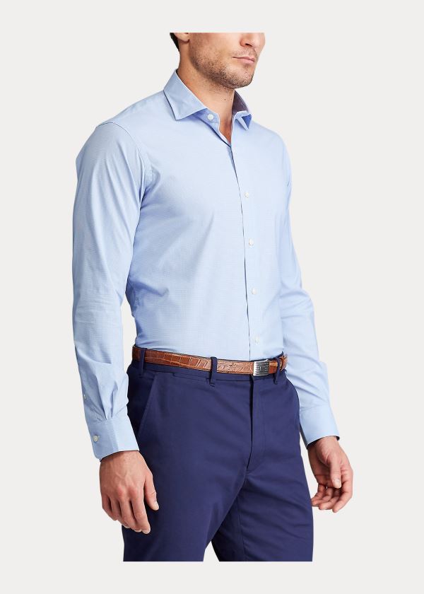 Ralph Lauren Performance Stretch Shirt Blankyt Bílé | fYm7qPo1