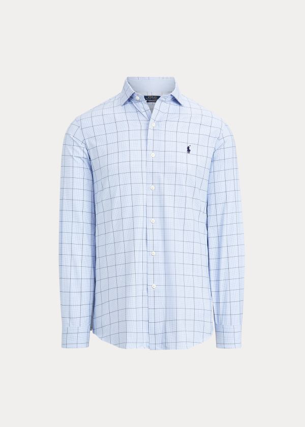 Ralph Lauren Performance Twill Shirt Blankyt Tmavě Blankyt | aA3LnV5K