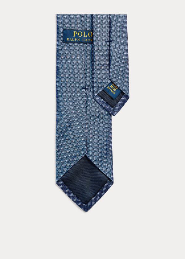 Ralph Lauren Pin Dot Silk Narrow Tie Královská Modrá Blankyt Bílé | TyFhhRiC