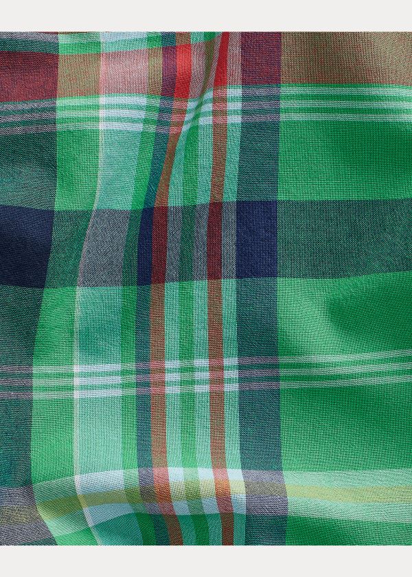 Ralph Lauren Plaid Madras Shirt Zelene Blankyt Viacfarebný | 0Ww1jdsB