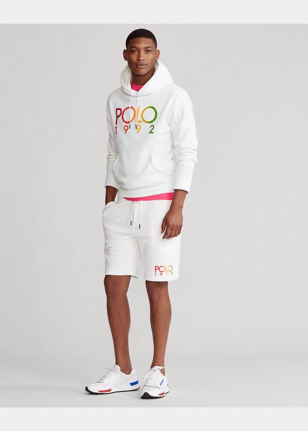 Ralph Lauren Polo 1992 Fleece Hoodie Bílé | 8Hm1K19L