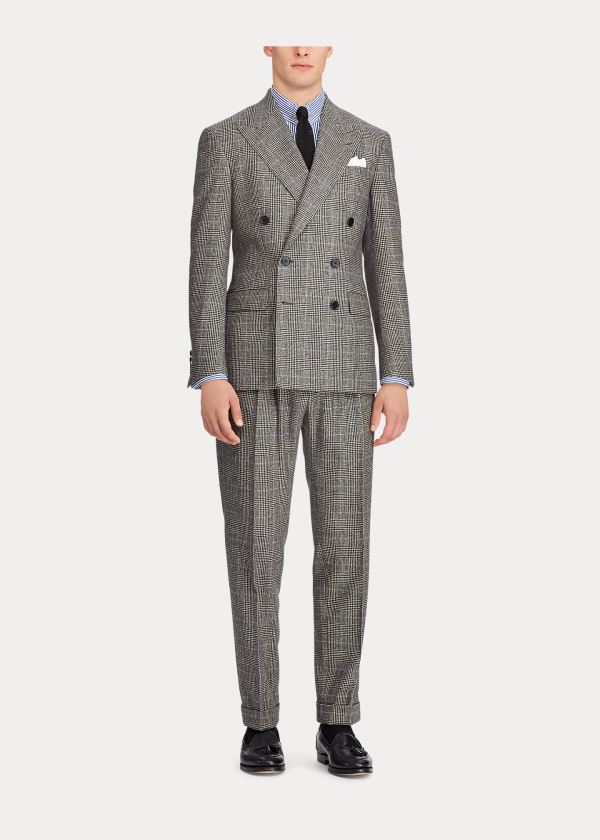 Ralph Lauren Polo Glen Plaid Twill Suit Šedé Krém | th7Ll9Pw