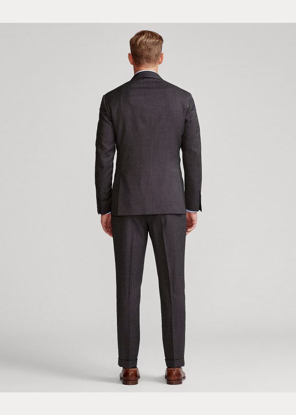 Ralph Lauren Polo Pin Dot Wool Twill Suit Černé Šedé | vtqnJz5A