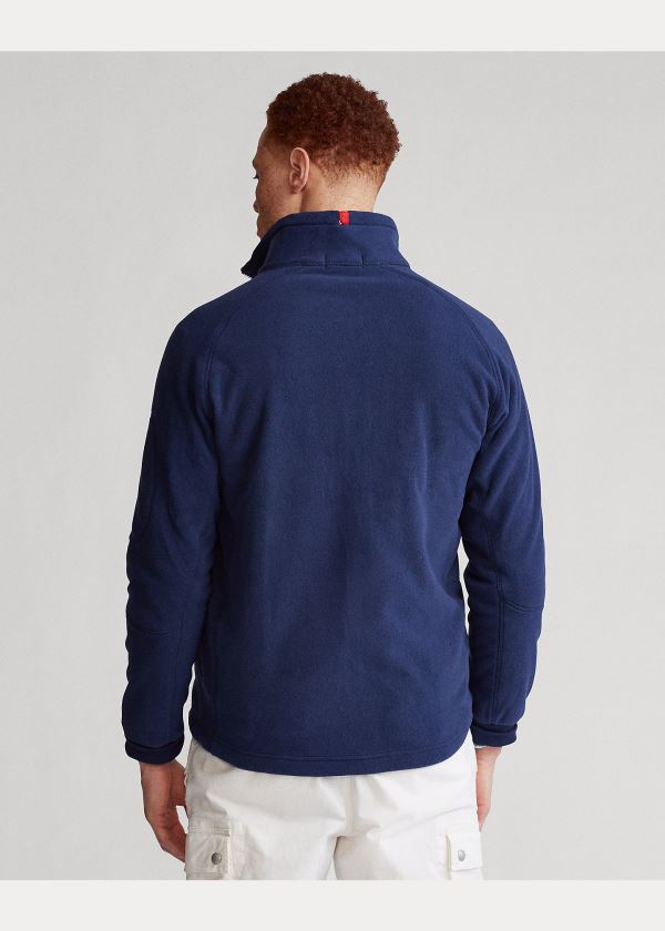 Ralph Lauren Polo Shield Fleece Jacket Tmavě Blankyt | HKdcuKRP