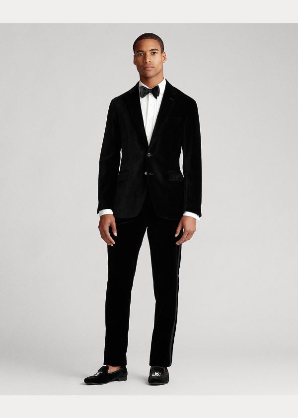 Ralph Lauren Polo Soft Velvet Dinner Jacket Černé | r7zXINrp