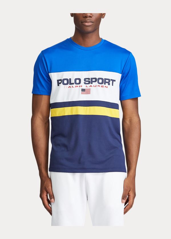 Ralph Lauren Polo Sportovní Performance T-Shirt Tmavě Blankyt Viacfarebný | 12gKwpJt