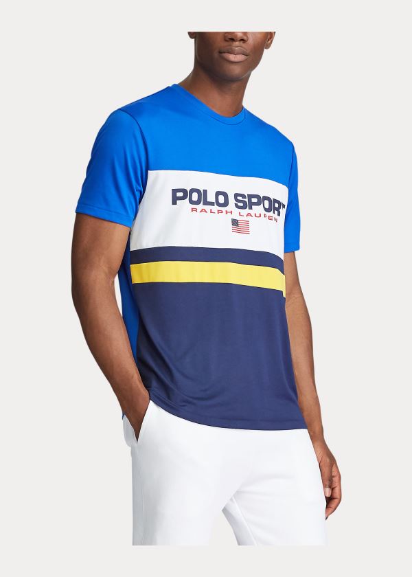 Ralph Lauren Polo Sportovní Performance T-Shirt Tmavě Blankyt Viacfarebný | 12gKwpJt