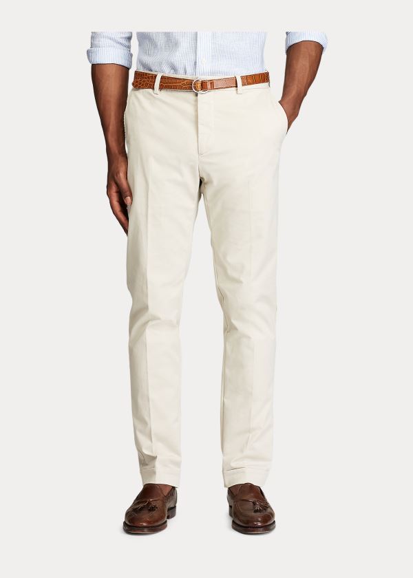 Ralph Lauren Polo Stretch Chino Trouser Krém | vqsbBBpZ