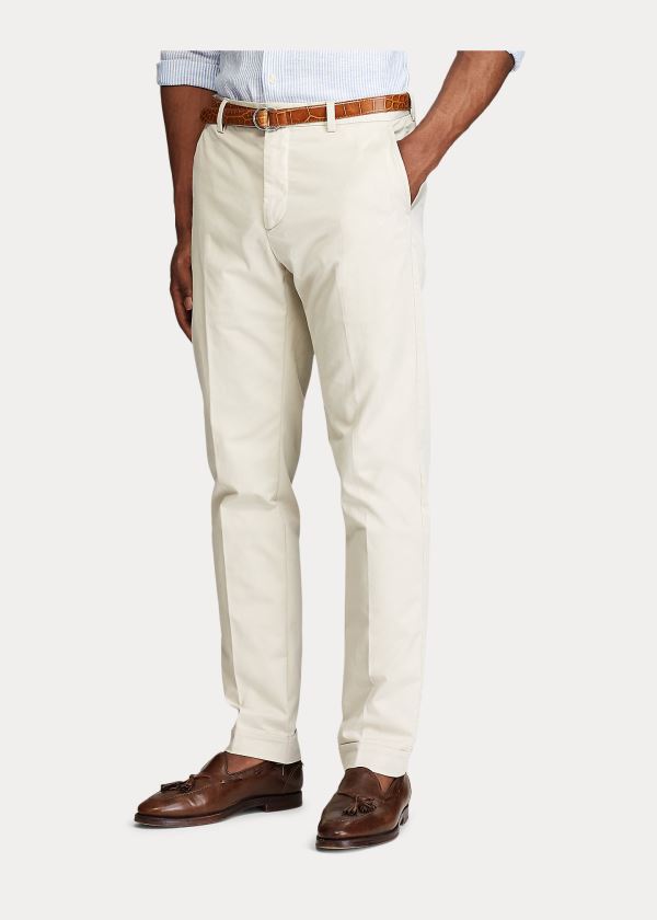 Ralph Lauren Polo Stretch Chino Trouser Krém | vqsbBBpZ