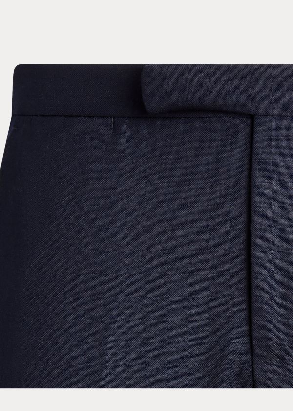 Ralph Lauren Polo Traveler Wool Trouser Tmavě Blankyt | JtDojCLf