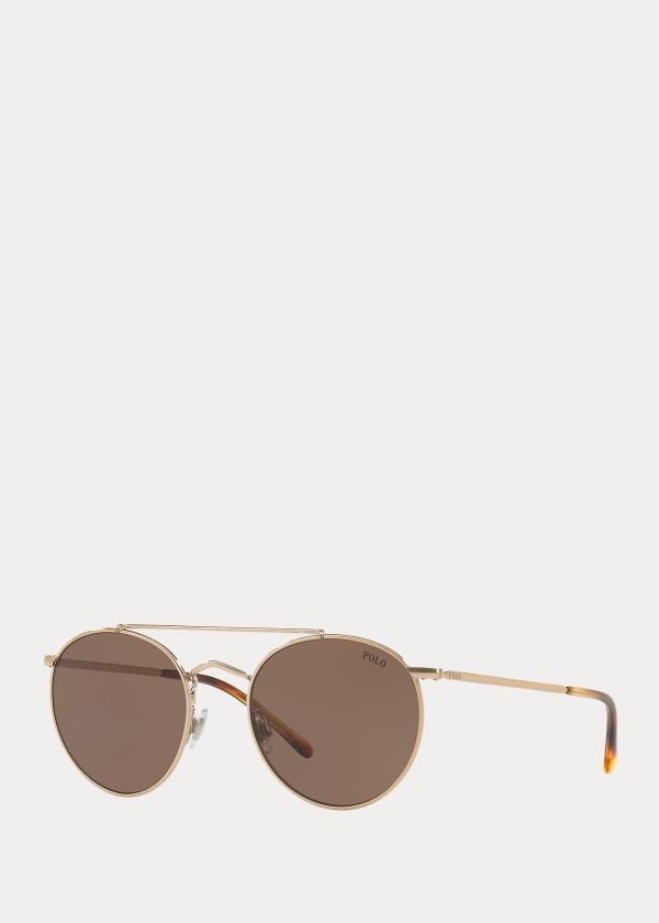 Ralph Lauren Prince Street Sunglasses Zlaté | 7UFpYhV9