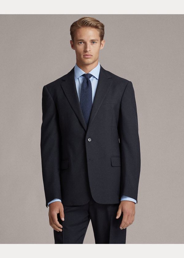 Ralph Lauren RLX Gregory Wool Twill Suit Tmavě Blankyt | N7luMmLR