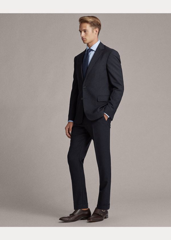 Ralph Lauren RLX Gregory Wool Twill Suit Tmavě Blankyt | N7luMmLR