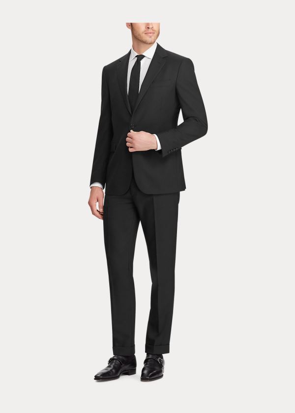 Ralph Lauren RLX Gregory Wool Twill Suit Černé | P2Z4zOTr