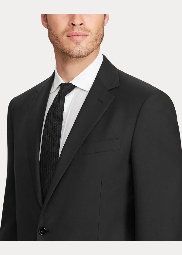 Ralph Lauren RLX Gregory Wool Twill Suit Černé | P2Z4zOTr