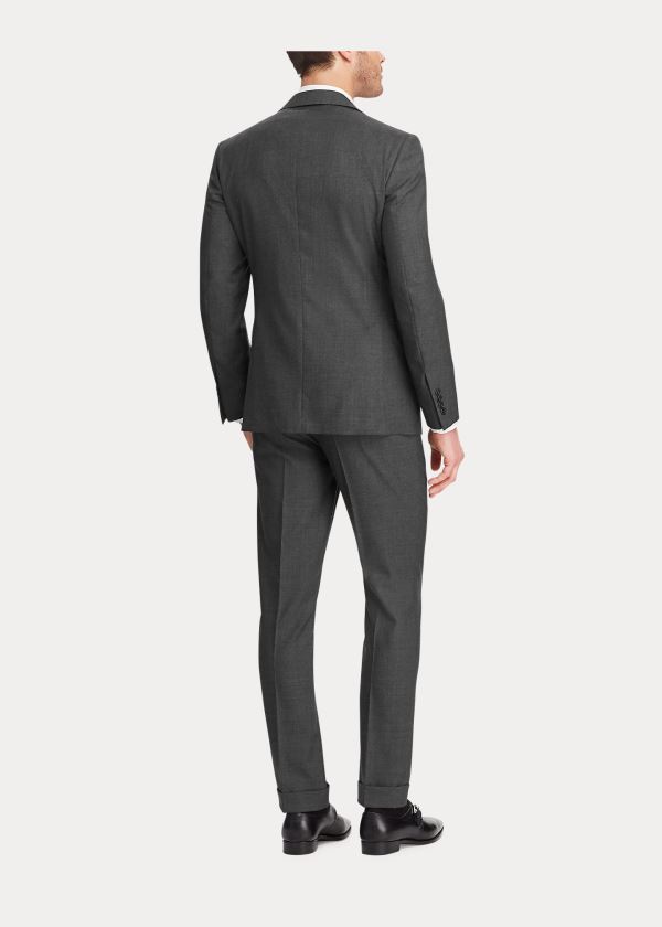 Ralph Lauren RLX Gregory Wool Twill Suit Tmavě Šedé | lRyD2KbF