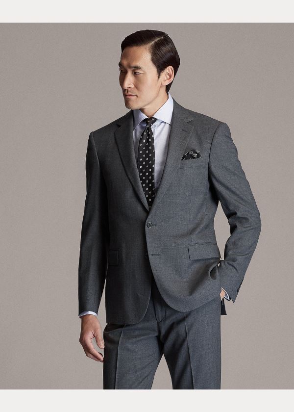 Ralph Lauren RLX Gregory Wool Twill Suit Tmavě Šedé | ukI7nVPo