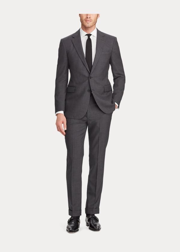 Ralph Lauren RLX Gregory Wool Twill Trouser Tmavě Šedé | ODAmrryd