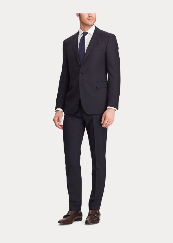 Ralph Lauren RLX Gregory Wool Twill Trouser Tmavě Blankyt | THxQykxS