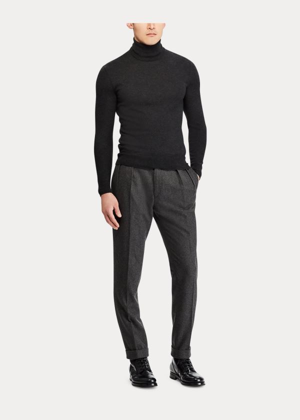 Ralph Lauren RLX Slim Ribbed Merino Svetrové Šedé | ZRKA8Jvx