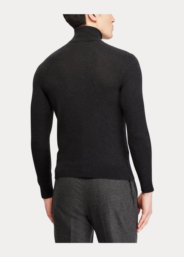 Ralph Lauren RLX Slim Ribbed Merino Svetrové Šedé | ZRKA8Jvx