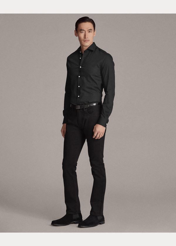 Ralph Lauren RLX Tailored Fit Stretch Shirt Černé | HWrchOj7