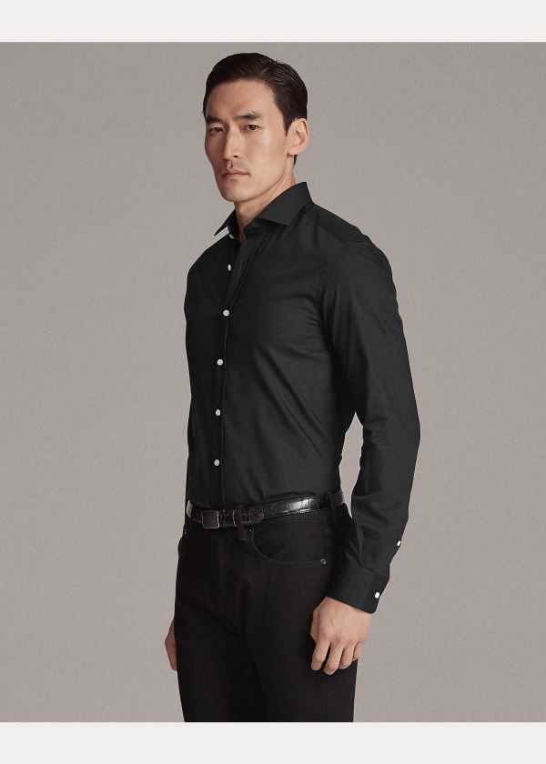 Ralph Lauren RLX Tailored Fit Stretch Shirt Černé | HWrchOj7