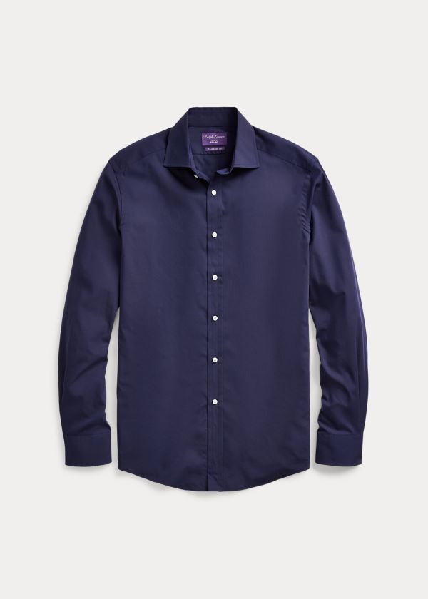 Ralph Lauren RLX Tailored Fit Stretch Shirt Tmavě Blankyt | vTA0NFoH