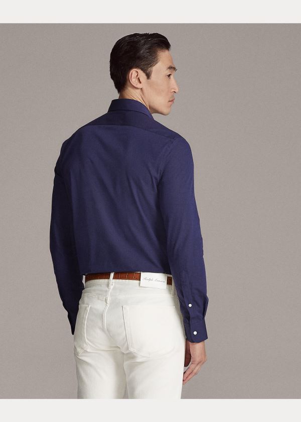 Ralph Lauren RLX Tailored Fit Stretch Shirt Tmavě Blankyt | vTA0NFoH