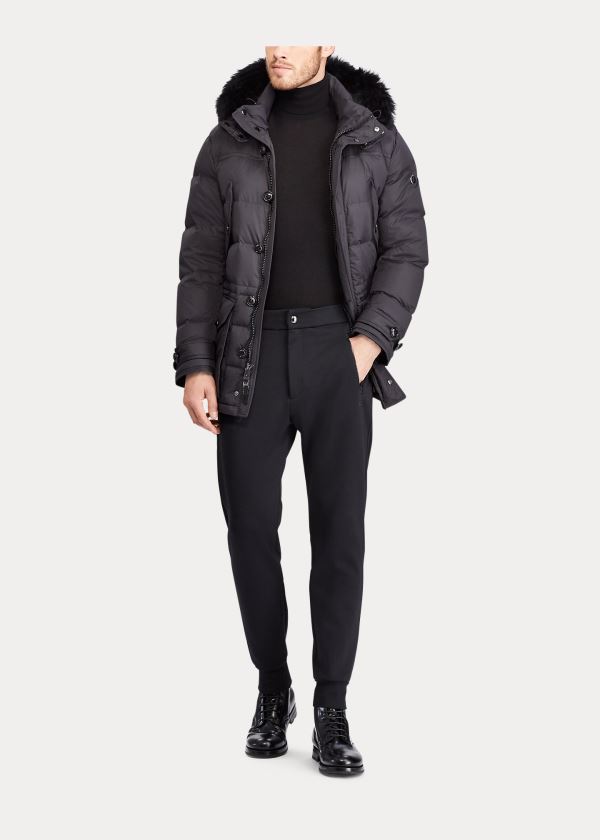 Ralph Lauren RLX Tapered Double-Knit Pant Černé | 4HP6wDDa