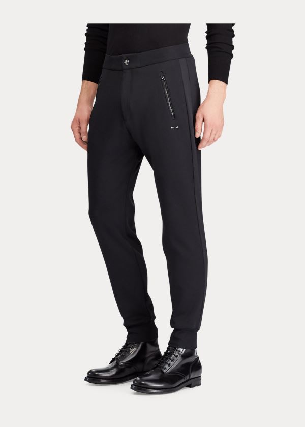 Ralph Lauren RLX Tapered Double-Knit Pant Černé | 4HP6wDDa