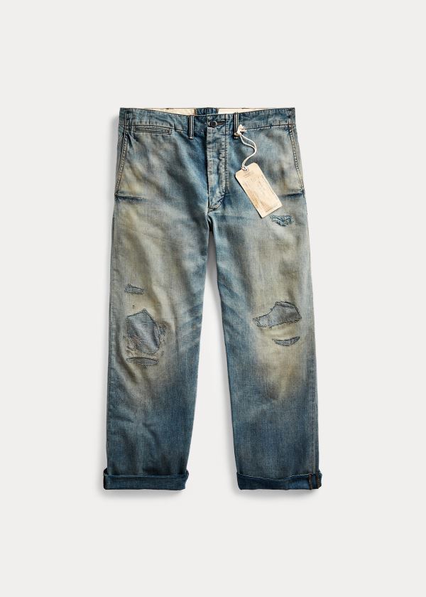 Ralph Lauren Repaired Field Jean Blankyt Blankyt Světle Modré | 07NJ9qRU