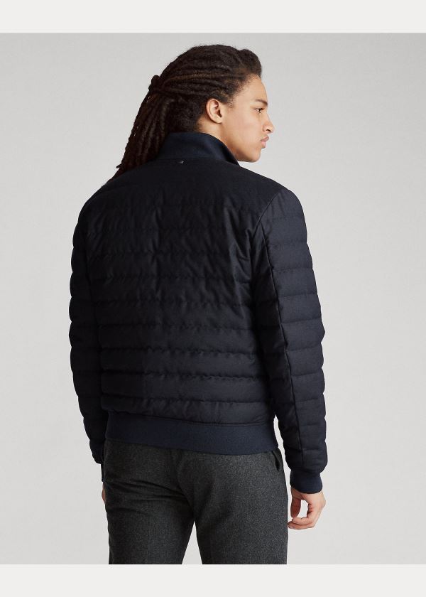 Ralph Lauren Reversible Down Jacket Tmavě Blankyt | vovBARgf