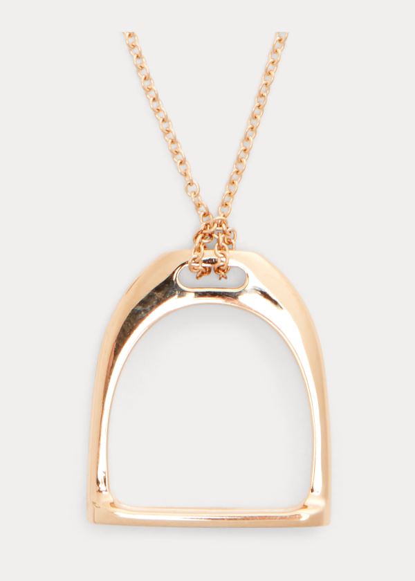 Ralph Lauren Rose Gold Necklace Růžové Zlaté | yrzLqvnZ