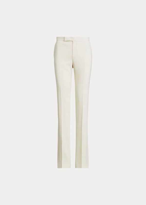 Ralph Lauren Seth Wool Gabardine Pant Světle Krém | d5RHkLhX