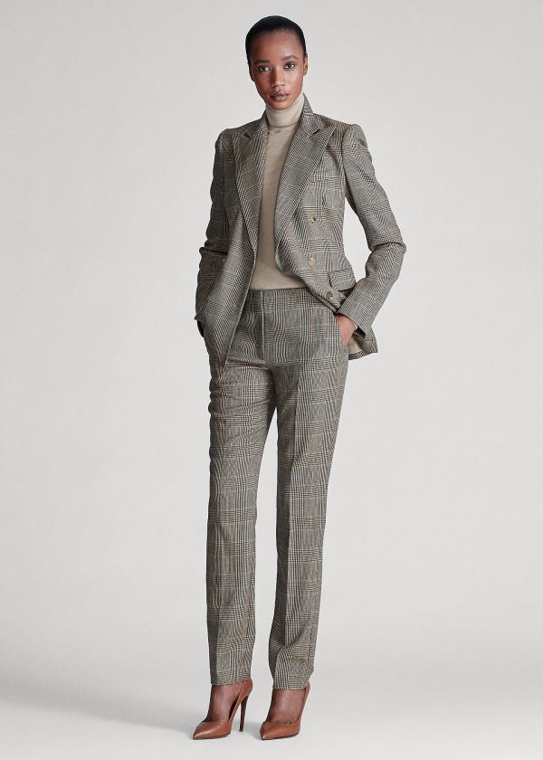 Ralph Lauren Simone Glen Plaid Wool Pant Viacfarebný | UVEmLSEM