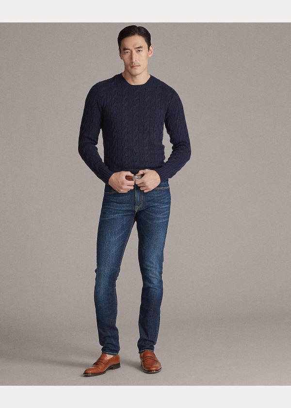 Ralph Lauren Skinny Fit Stretch Jean Tmavě Indigo | 93n3mKX6