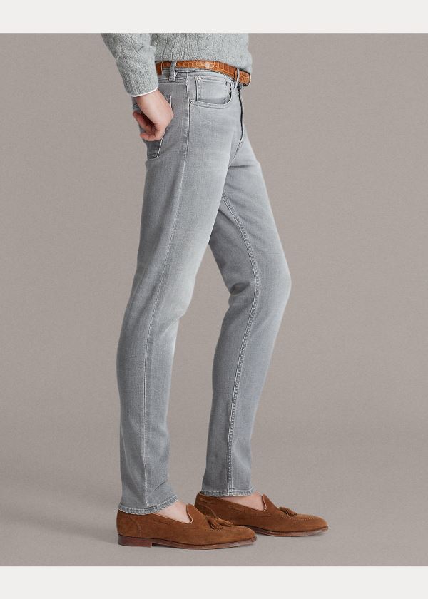 Ralph Lauren Skinny Fit Stretch Jean Šedé | YVVFh1gf