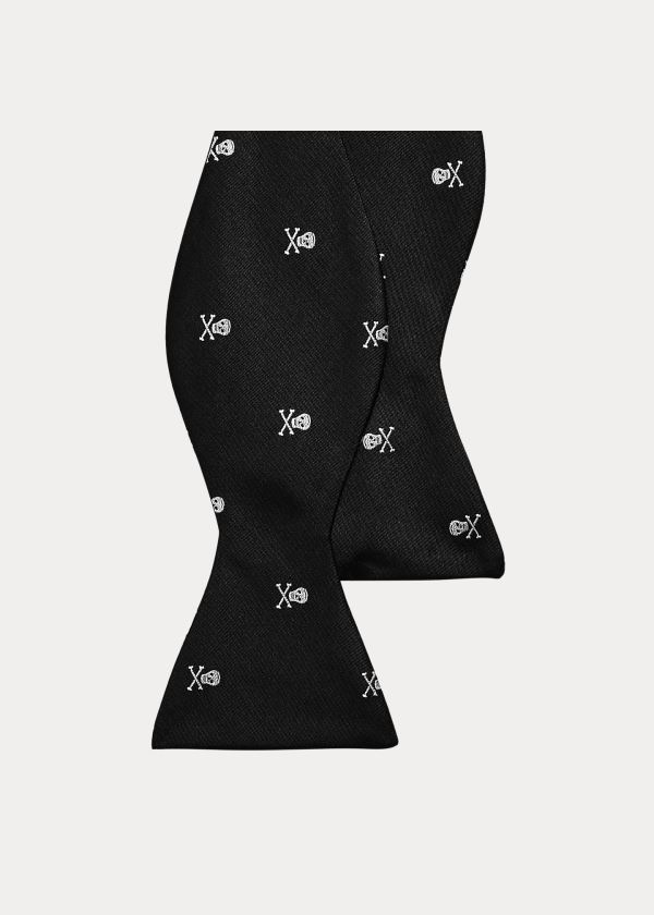 Ralph Lauren Skull-and-Crossbones Bow Tie Černé Bílé | mt0mIVDm