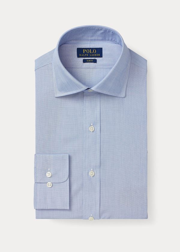 Ralph Lauren Slim Fit End-on-End Shirt Blankyt | aEPHH3rw