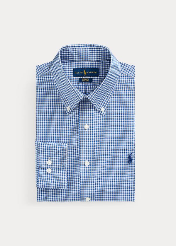 Ralph Lauren Slim Fit Plaid Oxford Shirt Blankyt Viacfarebný | 5TN3ST8I