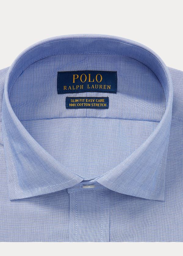 Ralph Lauren Slim Fit Poplin Shirt Světle Blankyt Bílé | ZPWucz7c