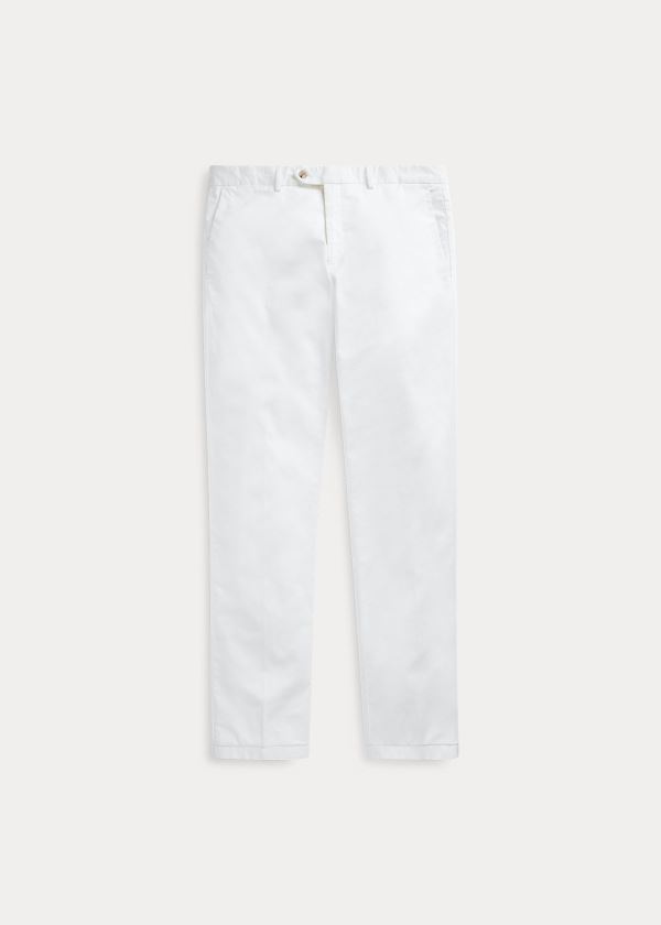 Ralph Lauren Slim Fit Stretch Chino Pant Bílé | o0sSFxmC