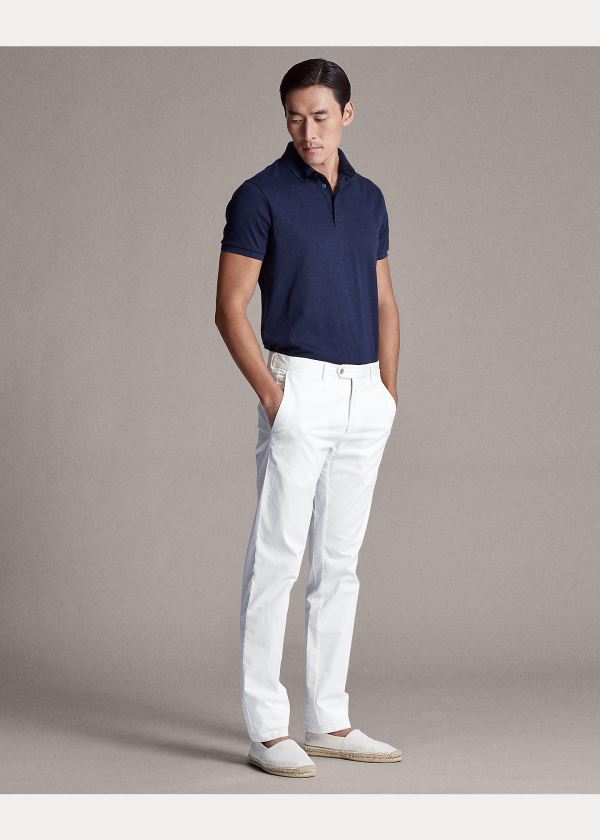 Ralph Lauren Slim Fit Stretch Chino Pant Bílé | o0sSFxmC