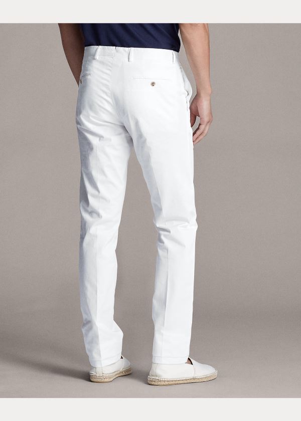 Ralph Lauren Slim Fit Stretch Chino Pant Bílé | o0sSFxmC