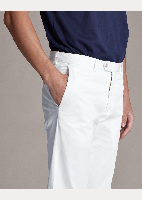 Ralph Lauren Slim Fit Stretch Chino Pant Bílé | o0sSFxmC